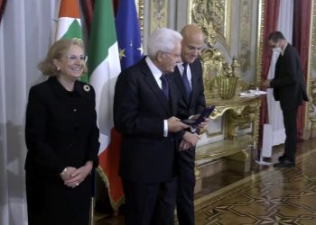 Mattarella alla premiazione degli Eni Award