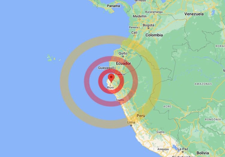 Forte terremoto al confine tra Ecuador e Perù, Ingv: magnitudo 6