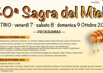 Sagra del miele 2022 di Sortino: dal 7 ottobre