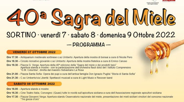 Sagra del miele 2022 di Sortino: dal 7 ottobre