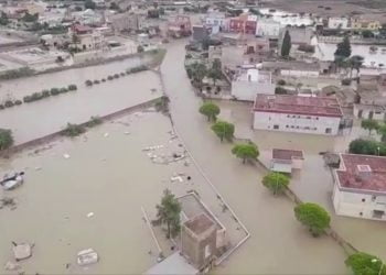 Maltempo, dopo il nubifragio Trapani dall’alto sembra una palude