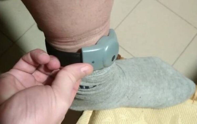 A Ragusa per la prima volta viene usato il braccialetto elettronico