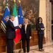 A Palazzo Chigi il passaggio di consegne fra Mario Draghi e il nuovo premier Giorgia Meloni