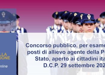 Concorso per 1188 allievi agenti della Polizia di Stato: ecco come fare domanda