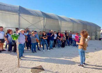 Una delegazione del comitato Librino Attivo in visita agli orti sociali Proxima di Ragusa