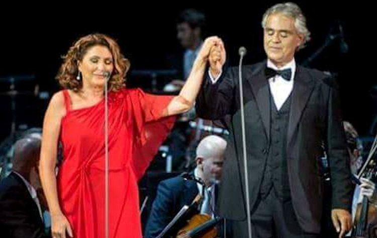 Paola Sanguinetti a Ragusa, soprano che ha duettato con Andrea Bocelli