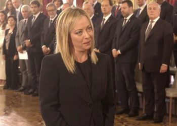 Il giuramento del nuovo presidente del Consiglio, Giorgia Meloni