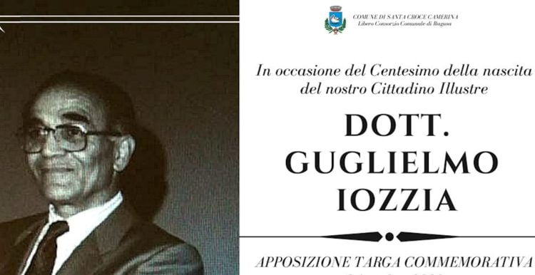 Santa Croce Camerina: cerimonia per centenario nascita dott. Guglielmo Iozzia