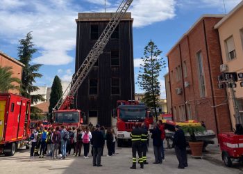 Settimana della Protezione Civile, studenti dai vigili del fuoco