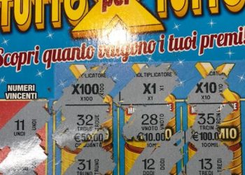 Vincita record oggi a Ragusa. Una persona ha comprato un gratta e vinci da 5 euro ed ha vinto un premio da 100 mila euro