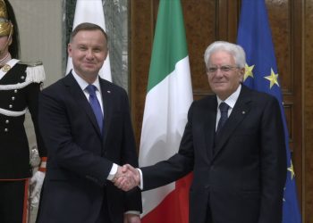 Mattarella incontra il presidente polacco Duda