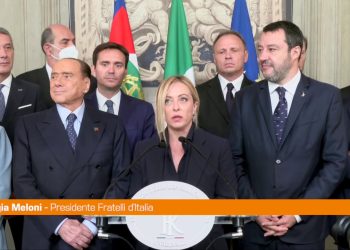 Meloni “Indicazione unanime per formare il nuovo governo”