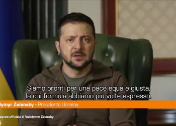 Ucraina, Zelensky: “Pronti per la pace, ma deve essere equa e giusta”