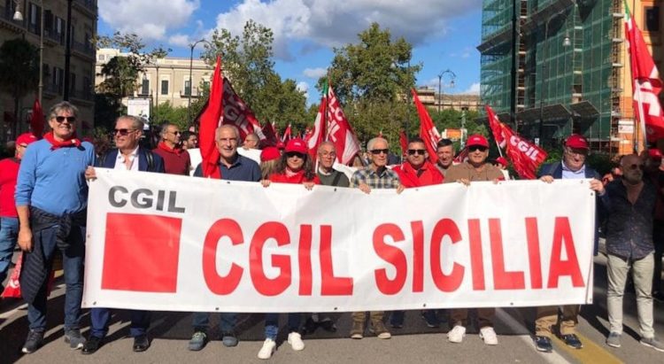 Caro bollette, CGIL Ragusa manifesta a Palermo