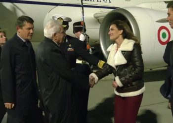 Mattarella è giunto ad Amsterdam per la visita di Stato