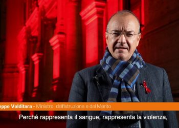 Valditara “Educare i ragazzi alla cultura del rispetto”