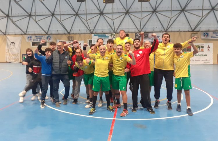 L’Asd Handball Scicli Social Club al termine di una gara combattuta