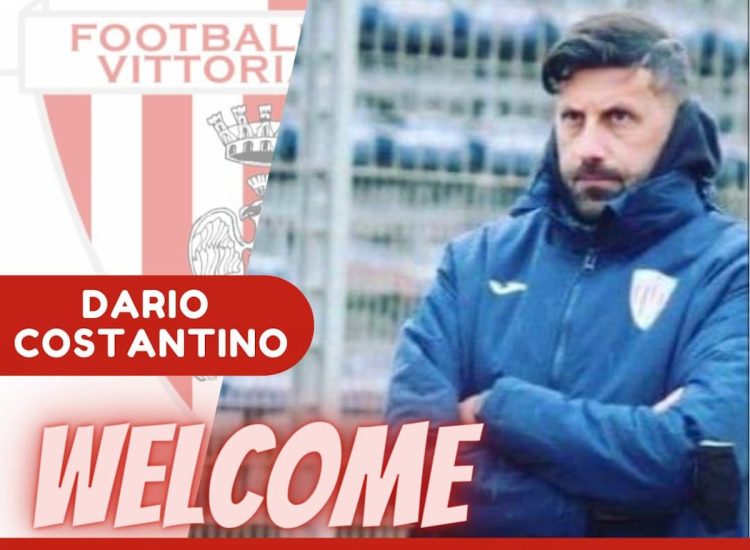 Vittoria Asd Calcio, Dario Costantino nuovo allenatore
