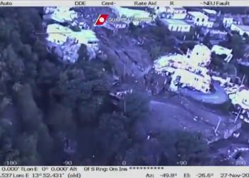 I luoghi interessati dalla frana di Ischia visti dall’alto