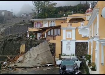 Frana a Ischia, le prime immagini