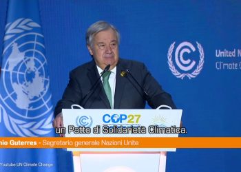 Cop27, Guterres “Serve un patto di solidarietà climatica fra Stati”