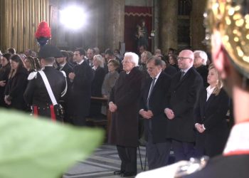 Mattarella ai funerali di Stato di Frattini