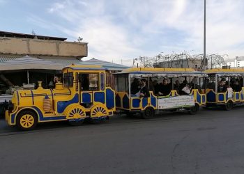 A Palermo in trenino con 100 bambini per dire no all’abbandono dei rifiuti