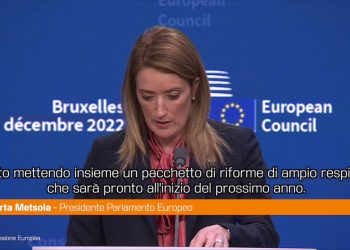 Qatargate, Metsola “Riforme profonde in arrivo”