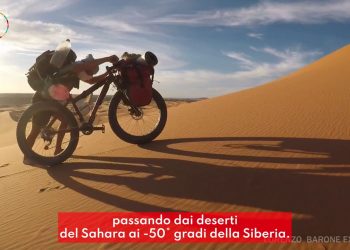 Dal Sahara alla Siberia, il viaggio in bicicletta di Lorenzo Barone