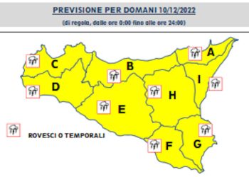 Nuova allerta meteo in Sicilia: maltempo da Palermo a Ragusa