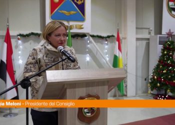 Iraq, Meloni ai militari italiani “Italia fiera di voi”