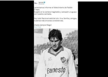 E' morto a 49 anni Fabian O'Neil: ex calciatore uruguayano