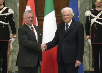 Mattarella incontra i reali di Giordania al Qurinale