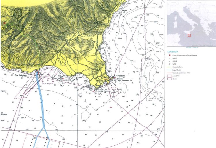 Nuovo progetto di impianto eolico offshore a Pozzallo