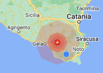 Forte terremoto di magnitudo 4.3 in Sicilia