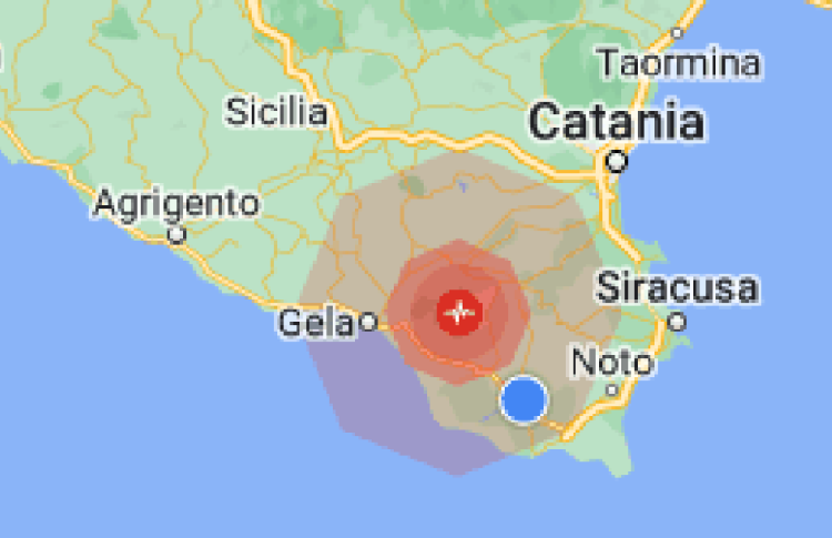 Forte terremoto di magnitudo 4.3 in Sicilia