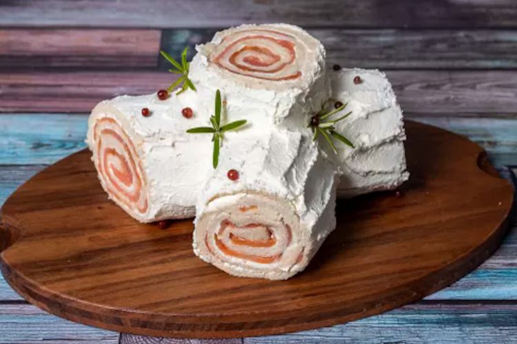 Tronchetto di Natale salato: ricetta veloce