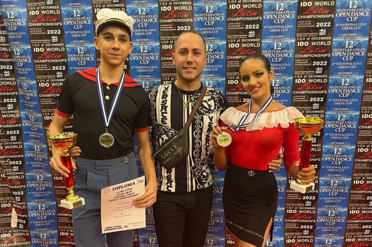 Comiso, Martina Disabato e Mattia Tirelli vicecampioni del mondo ad Atene