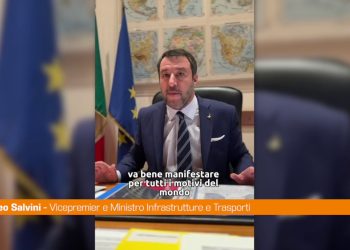 Salvini “Giusto manifestare ma senza ledere libertà”