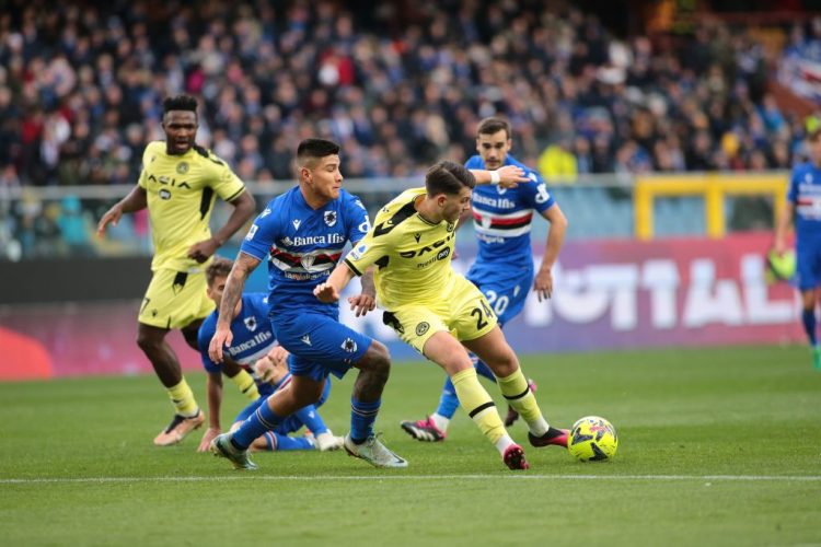 Sampdoria-Udiense 0-1, decide Ehizibue nel finale