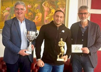 Ragusa, il bodybuilder Fabio Racalbuto ricevuto al Comune