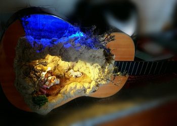 Presepe in miniatura a Chiaramonte Gulfi: vince il presepe nella chitarra