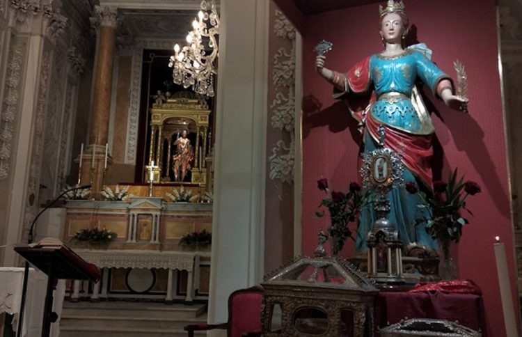 Le reliquie di Santa Lucia a Monterosso Almo