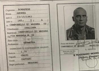 Matteo Messina Denaro, la carta di identità con falso nome: Andrea Bonafede, geometra