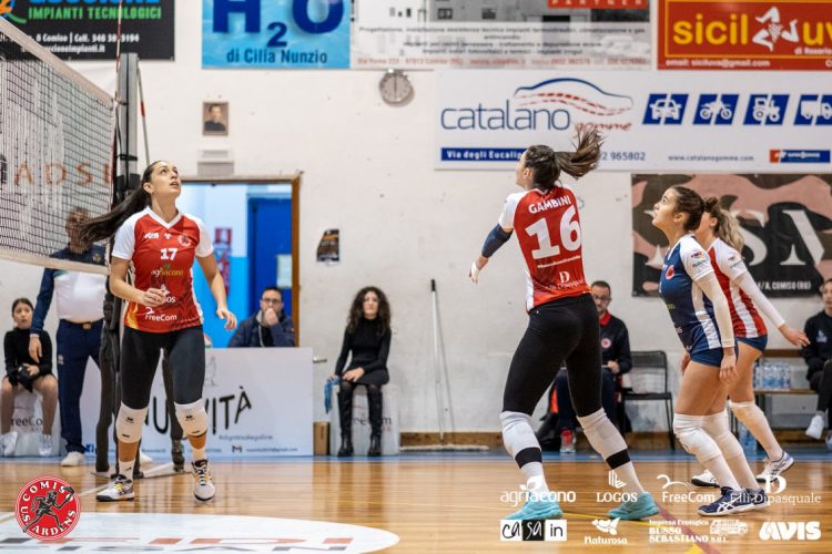 Pallavolo femminile B2, il Pedara conquista la prima volta contro la Logos Ardens Comiso