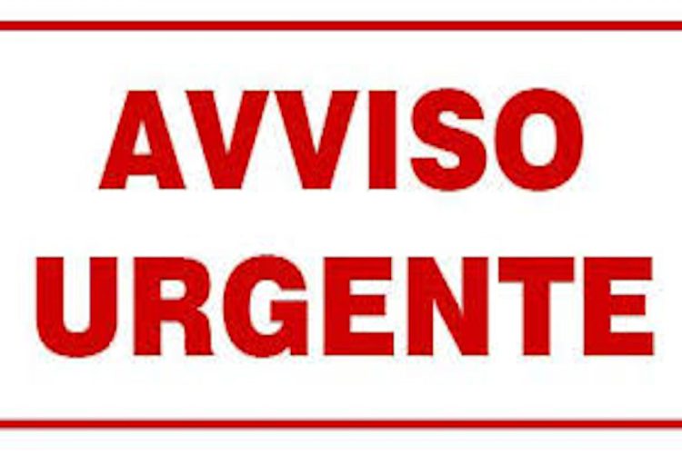 Comune Vittoria: avviso urgente alla cittadinanza