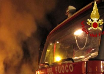 Incendio alla guardia medica di Vittoria