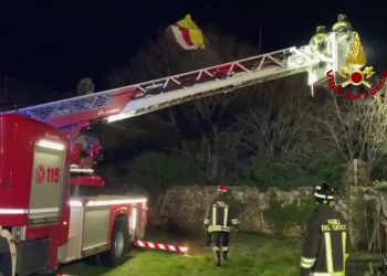 Soccorso parapendista bloccato su un albero nel triestino