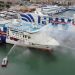 Incendio traghetto Palermo-Napoli, drone per controllo temperature