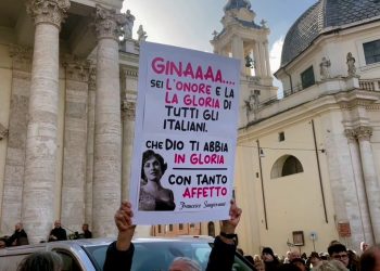A Roma l’addio a Gina Lollobrigida